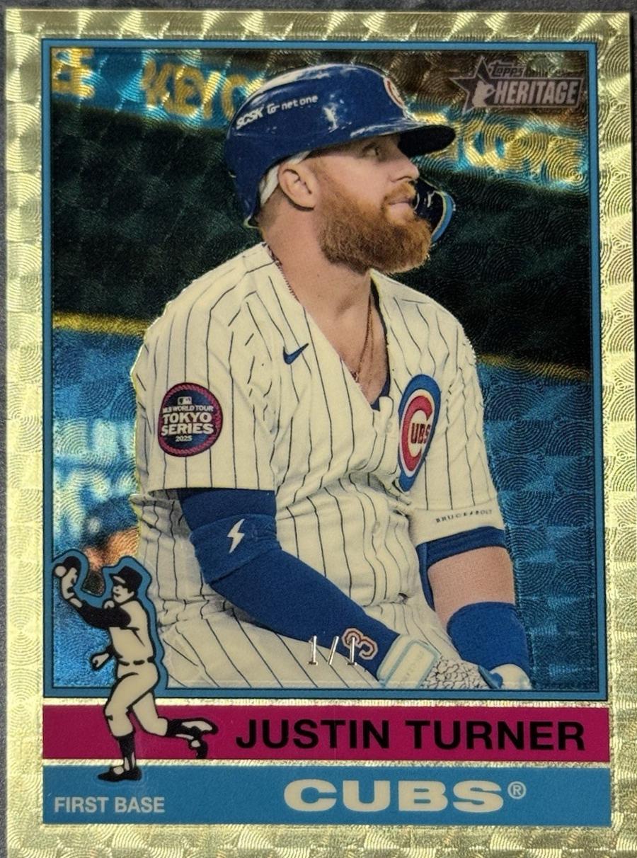 Justin Turner [Superfractor Chrome] #615