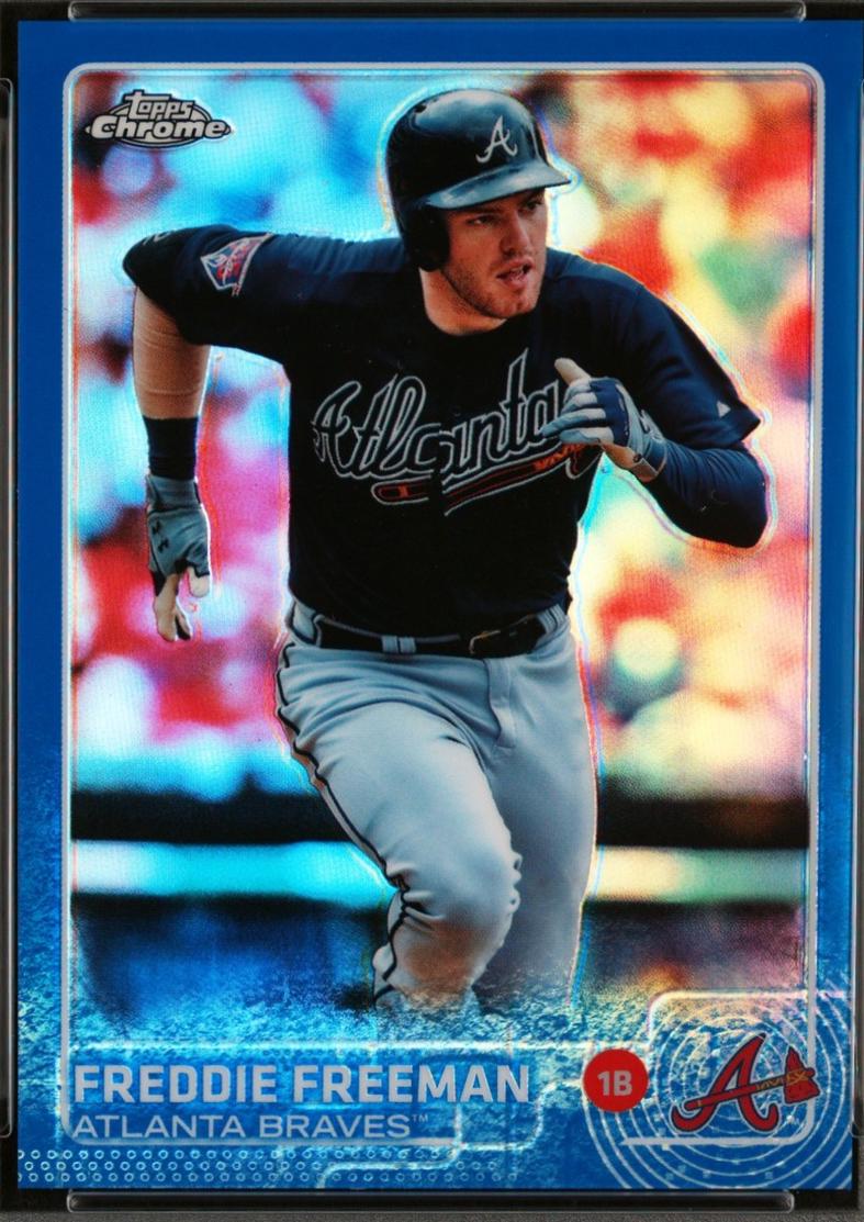 Freddie Freeman [Blue Refractor] #105
