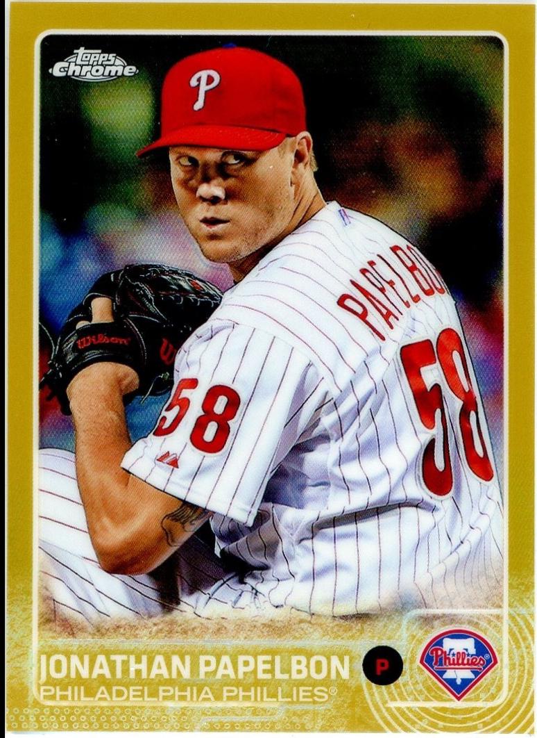 Jonathan Papelbon [Gold Refractor] #147