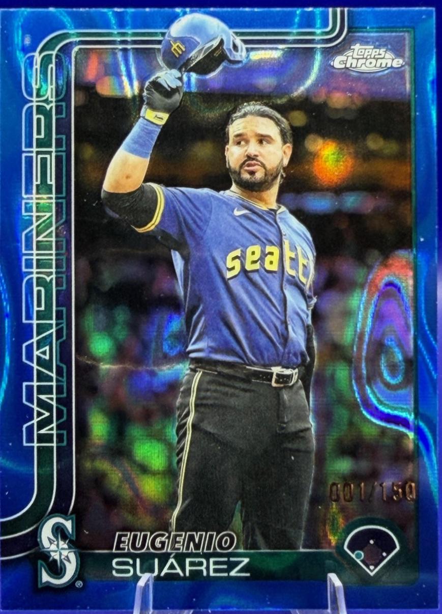 Eugenio Suarez [Blue Lava Refractor] #USC125