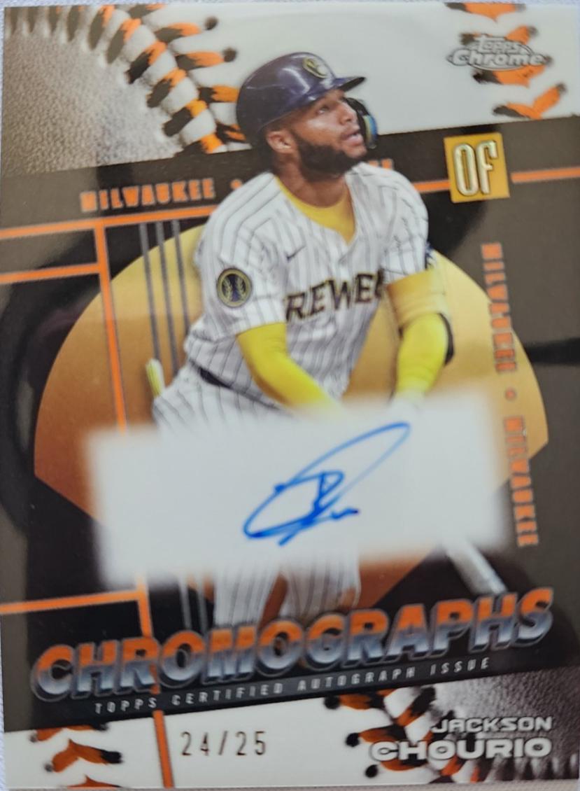 Jackson Chourio [Orange Refractor] #CHR-JCH