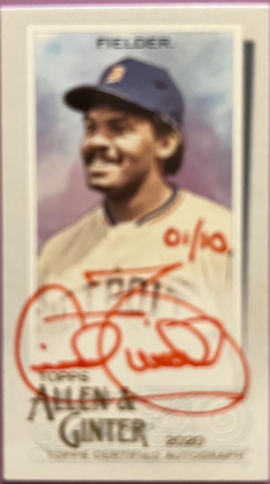Cecil Fielder [X Black Frame] #MA-CF