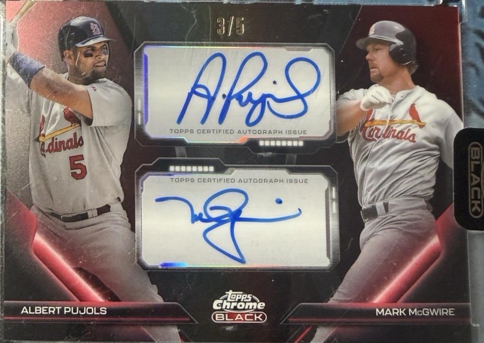 Mark McGwire / Albert Pujols [Red] #PDPA-PM