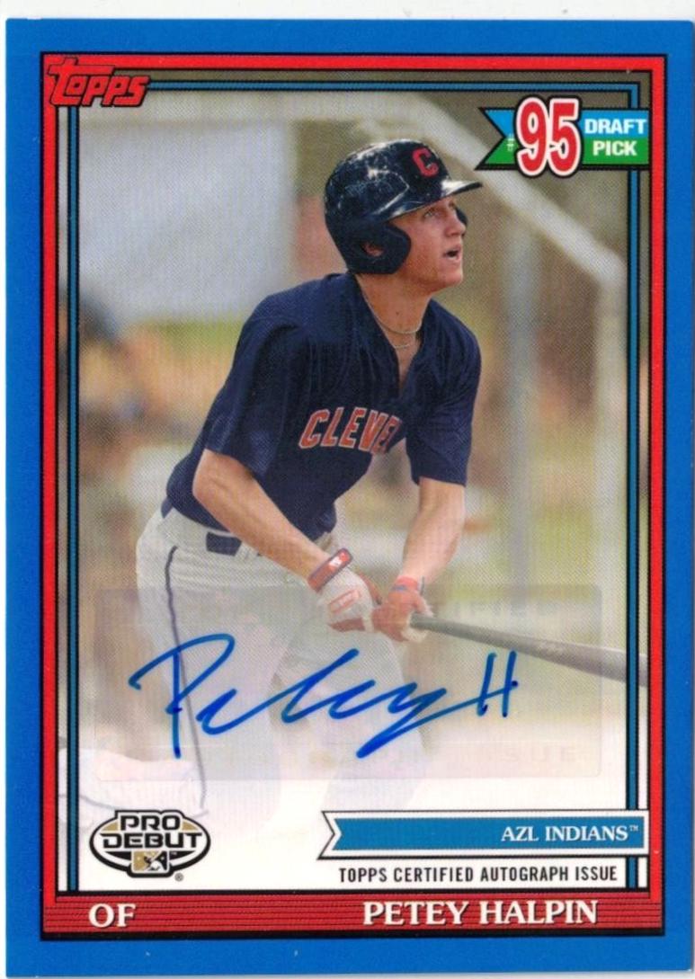 Petey Halpin [Blue Autograph] #PD-184