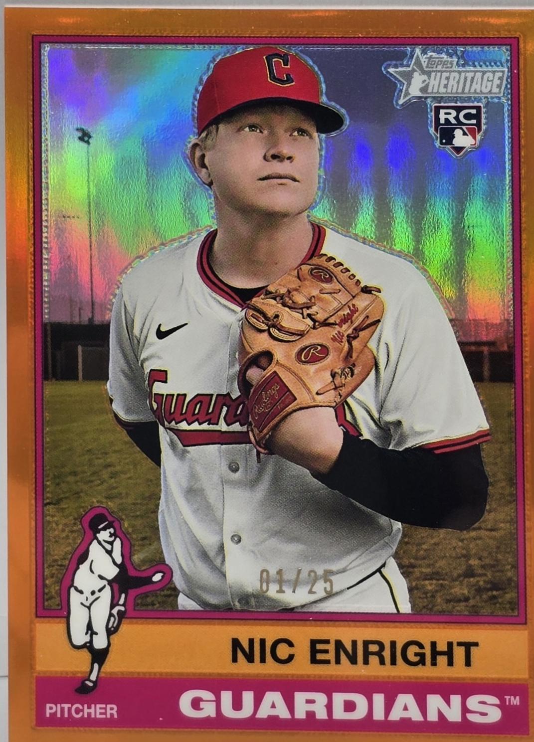 Nic Enright [Orange Chrome] #562