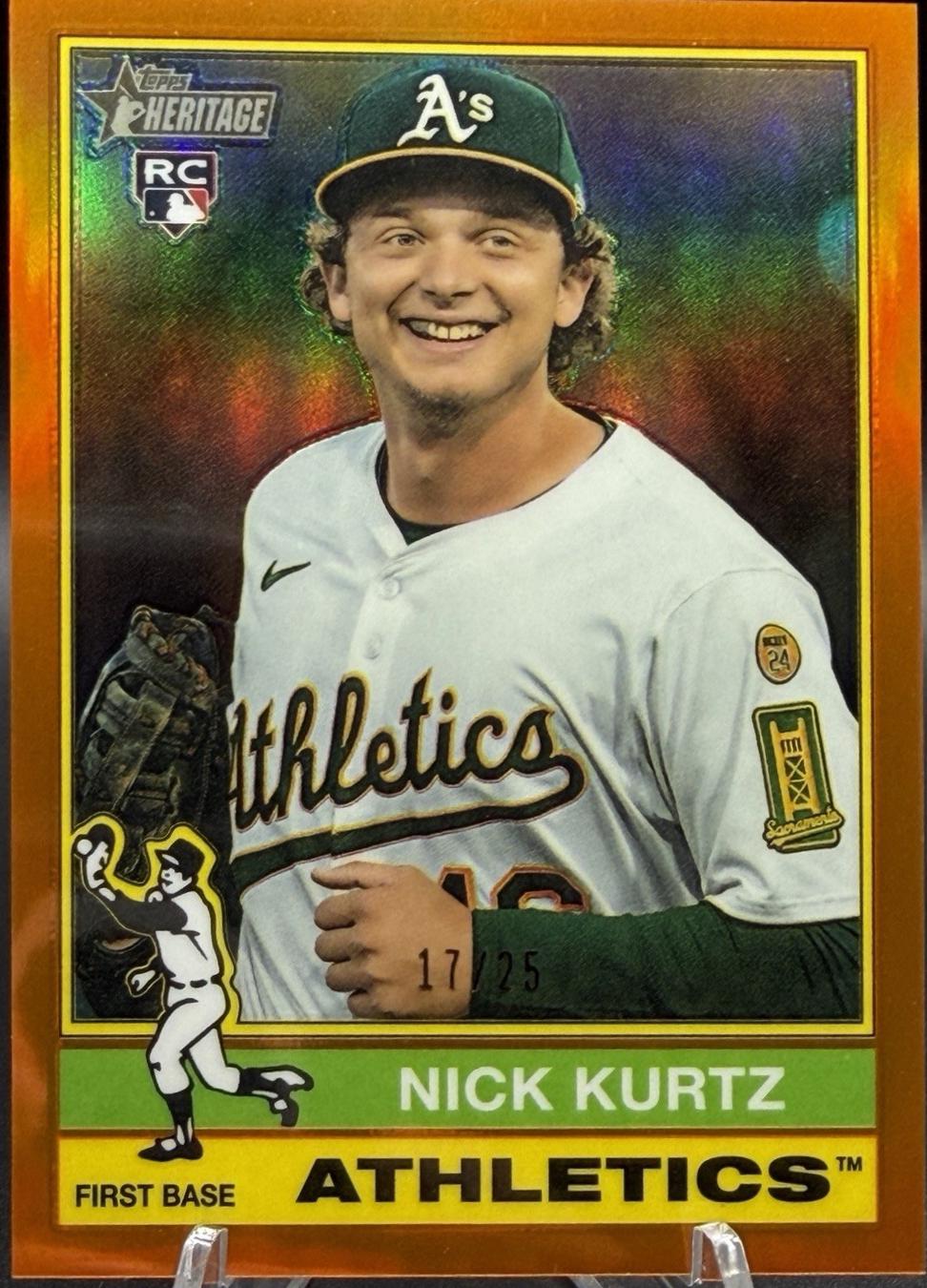 Nick Kurtz [Orange Refractor Chrome SP] #706