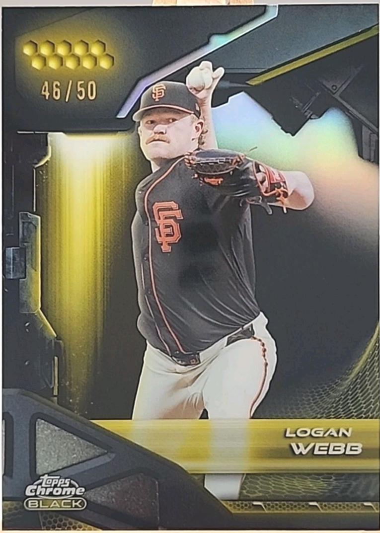 Logan Webb [Gold Mini-Diamond Refractor] #166