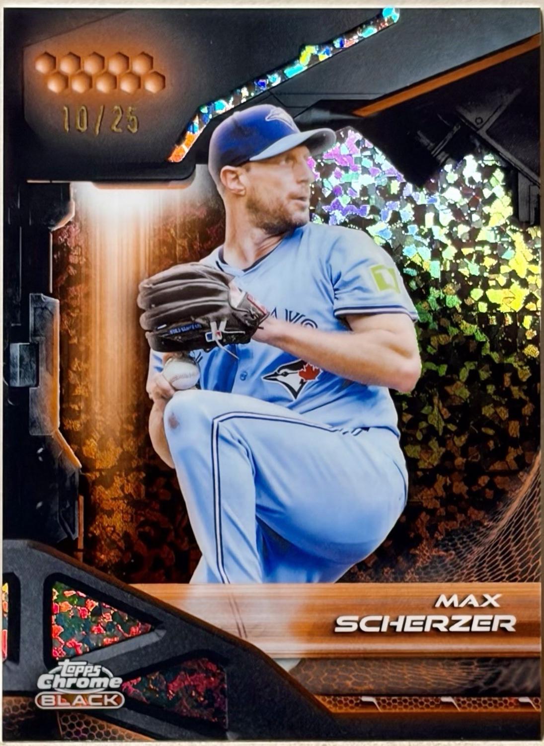 Max Scherzer [Orange Mini-Diamond Refractor] #189