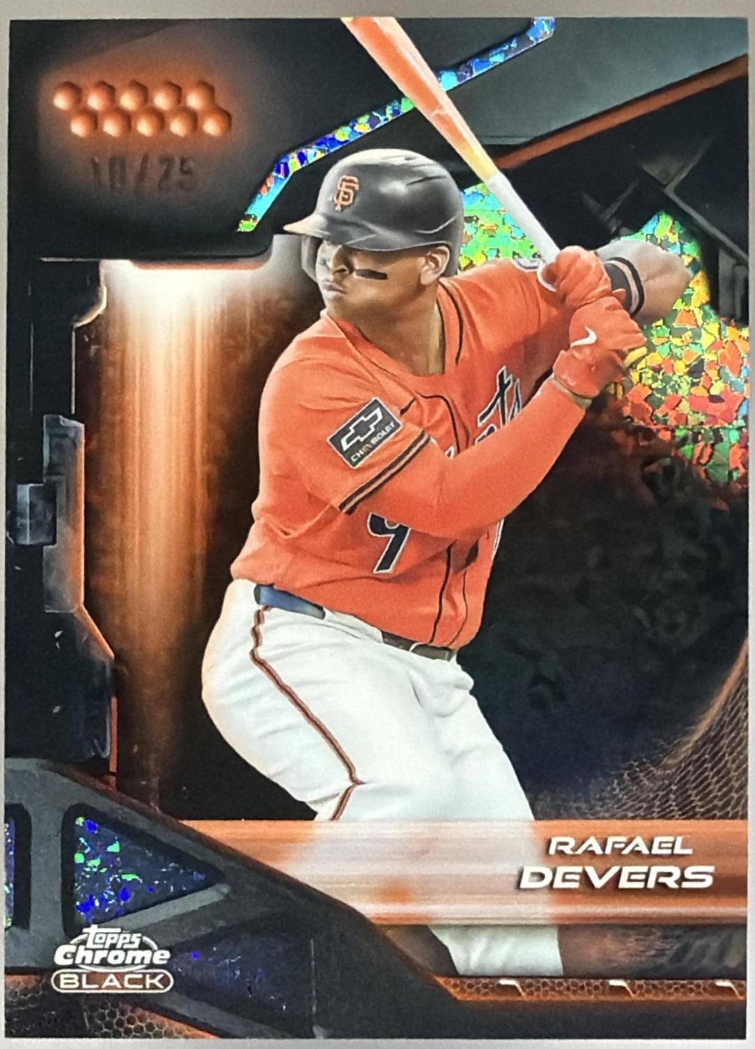 Rafael Devers [Orange Mini-Diamond Refractor] #179