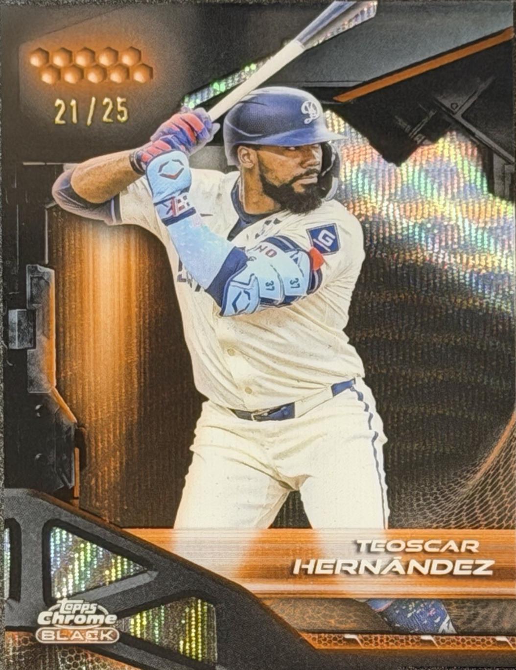 Teoscar Hernandez [Orange Refractor] #20