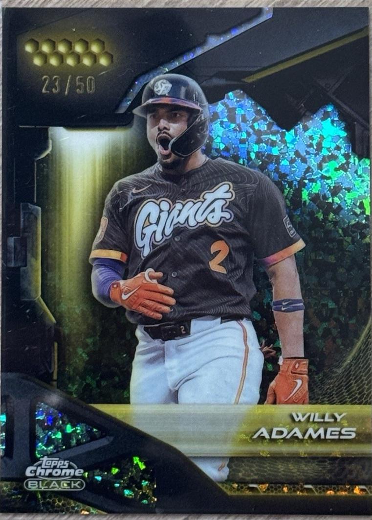 Willy Adames [Gold Mini-Diamond Refractor] #158