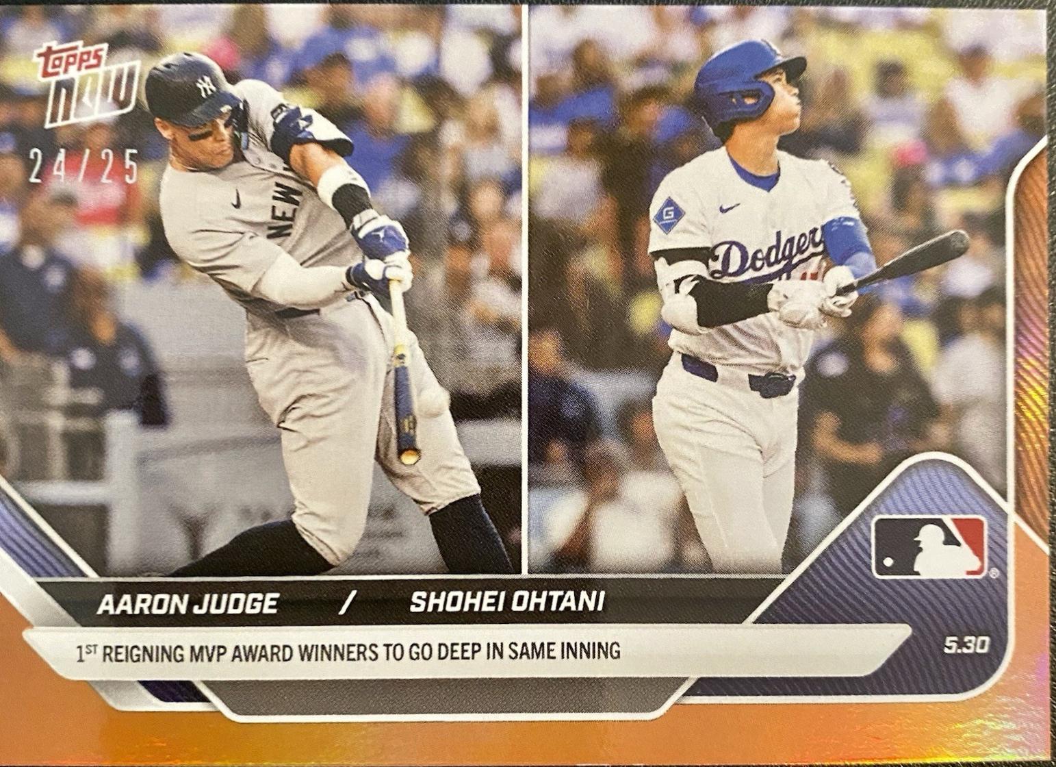 Aaron Judge / Shohei Ohtani [Orange Foil] #239