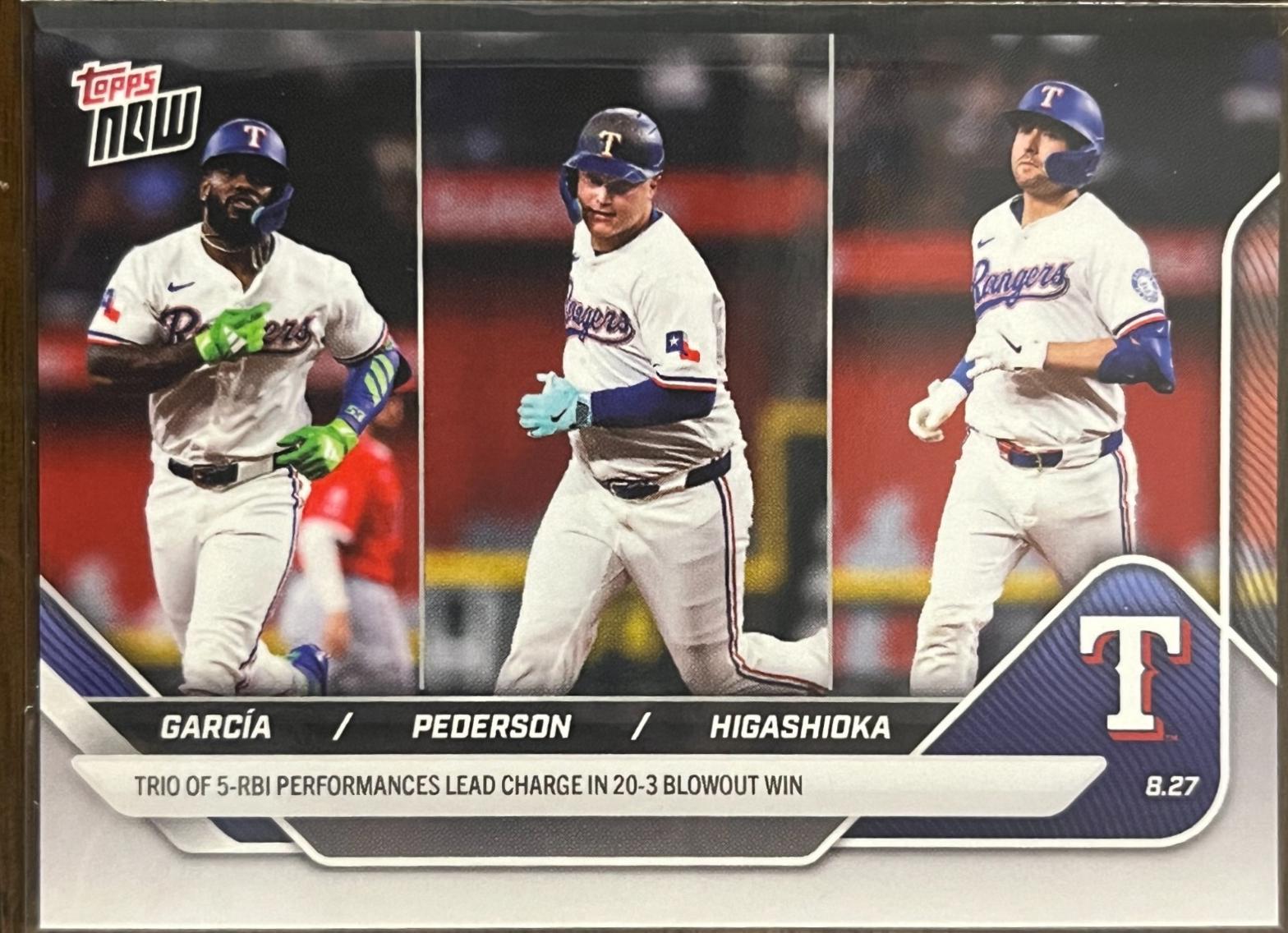 Adolis Garcia / Joc Pederson / Kyle Higashioka #618
