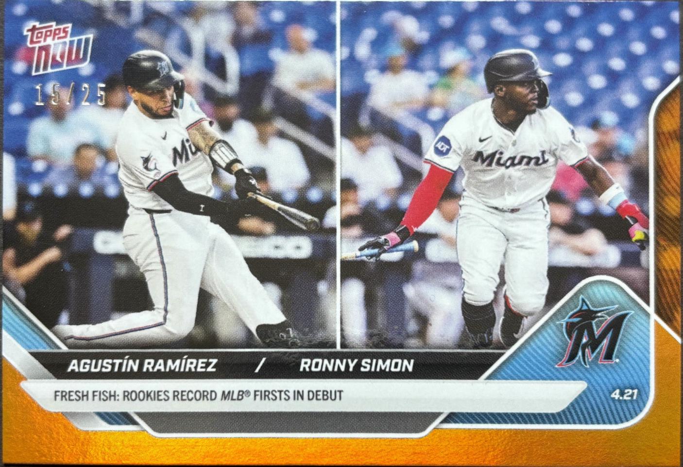 Agustin Ramirez / Ronny Simon [Orange Foil] #96