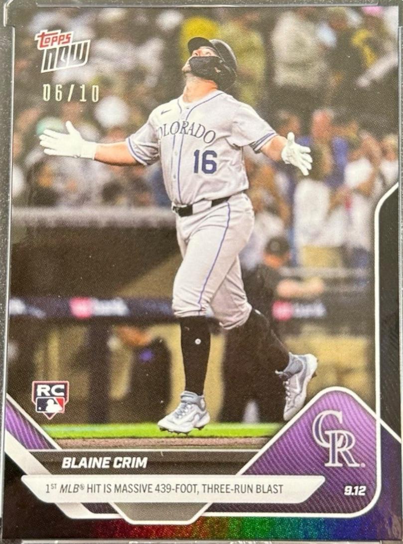 Blaine Crim [Black Foil] #700