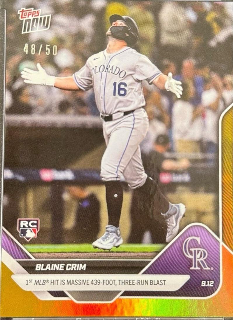 Blaine Crim [Gold Foil] #700
