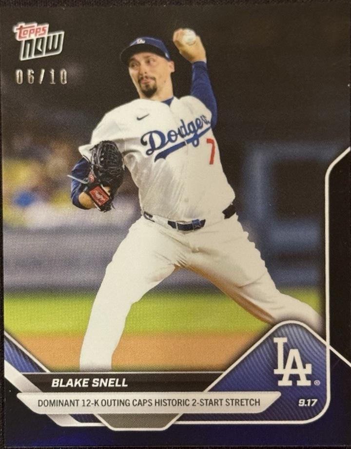 Blake Snell [Black Foil] #726