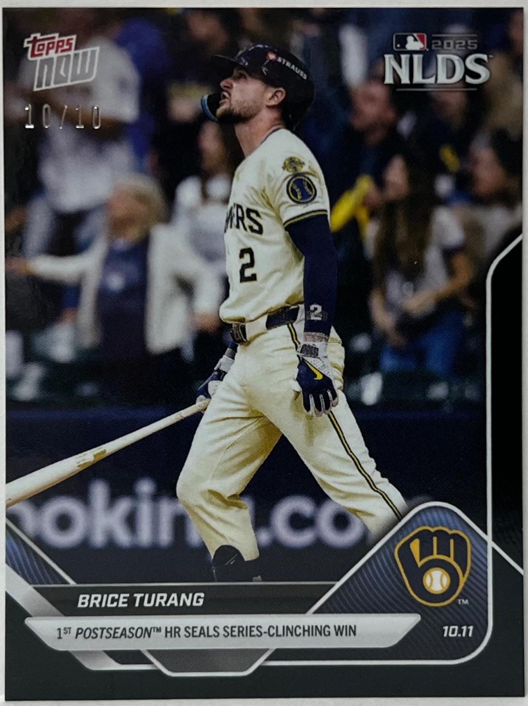 Brice Turang [Black Foil] #857