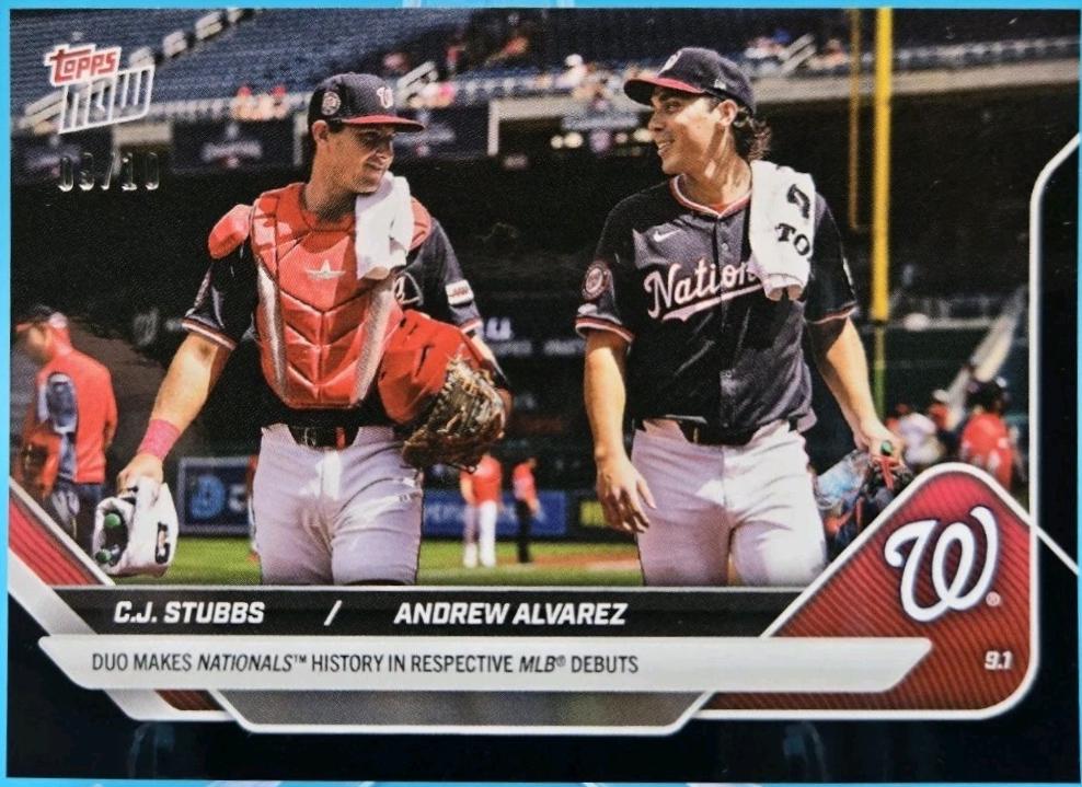 C.J. Stubbs / Andrew Alvarez [Black Foil] #647