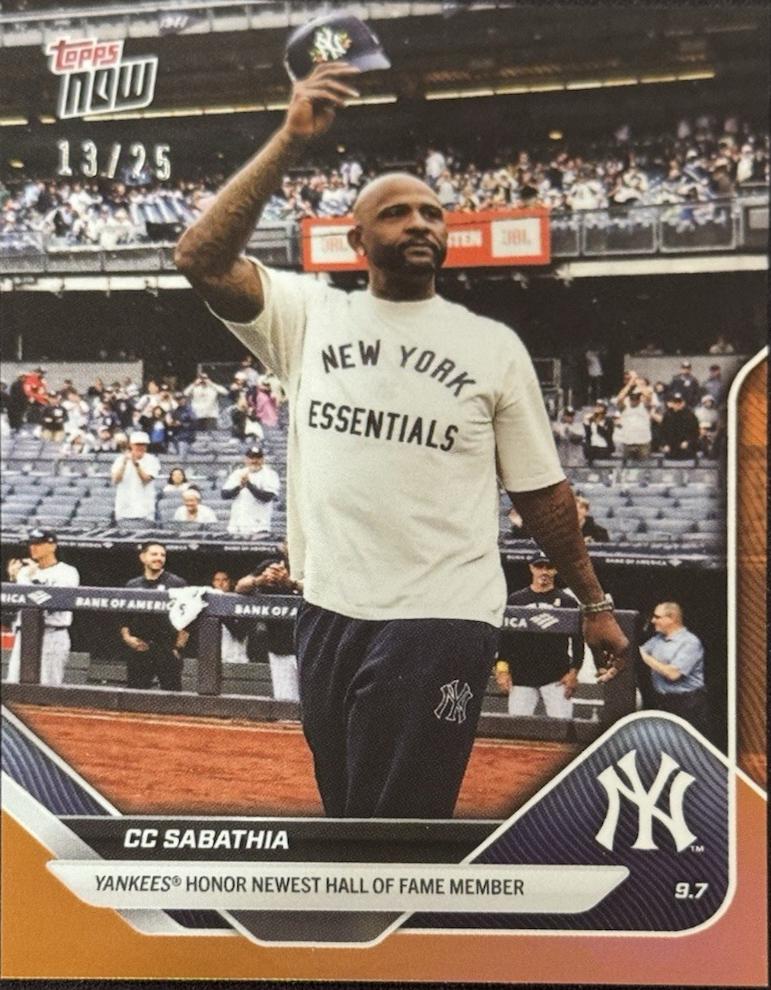 CC Sabathia [Orange Foil] #675