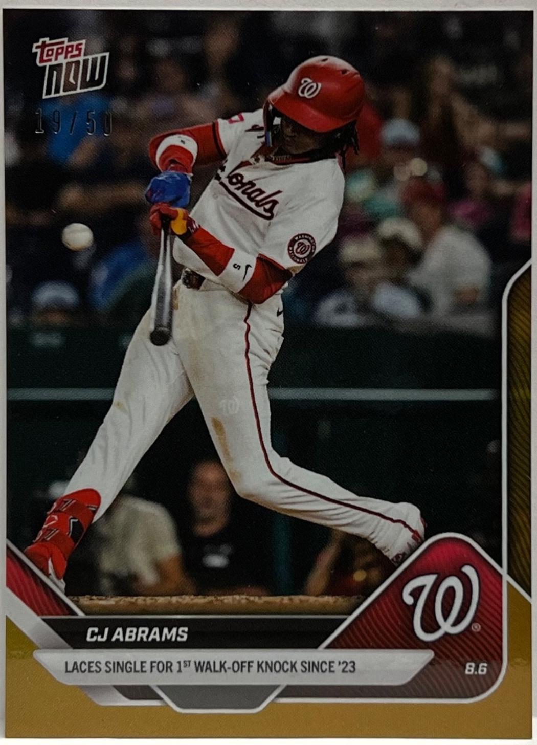 CJ Abrams [Gold Foil] #525
