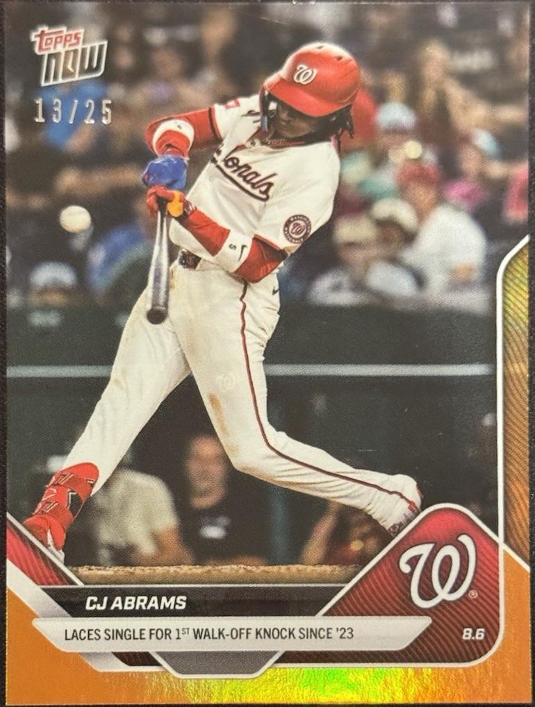 CJ Abrams [Orange Foil] #525