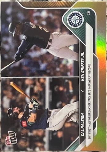 Cal Raleigh / Ken Griffey Jr. [Gold Foil] #398