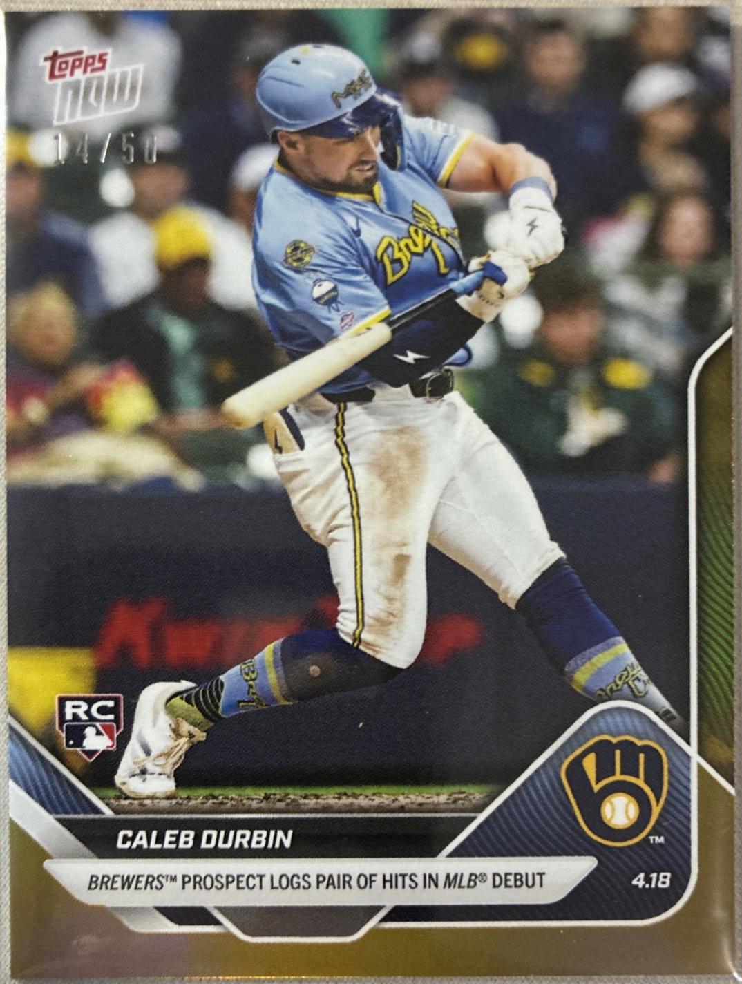 Caleb Durbin [Gold Foil] #85