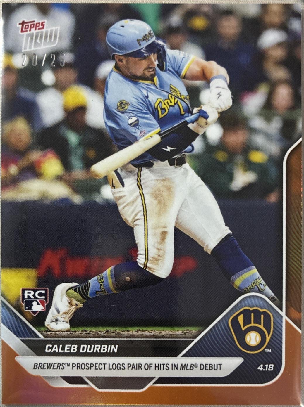Caleb Durbin [Orange Foil] #85