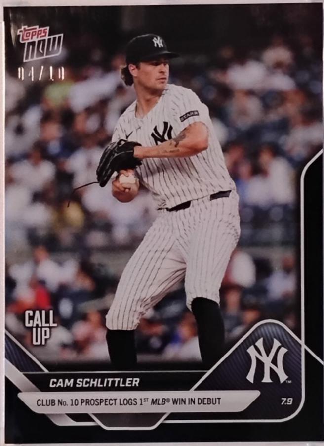 Cam Schlittler [Black Foil] #407