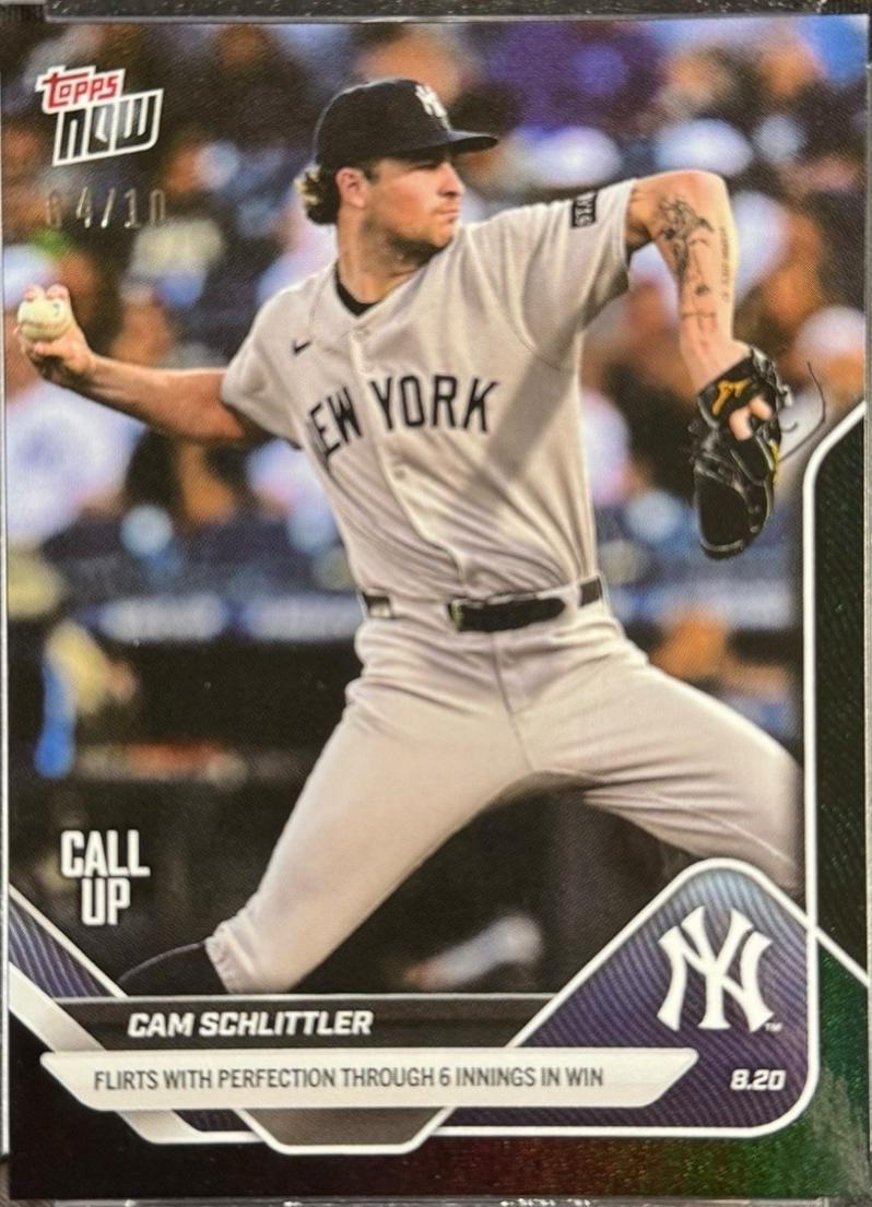 Cam Schlittler [Black Foil] #587
