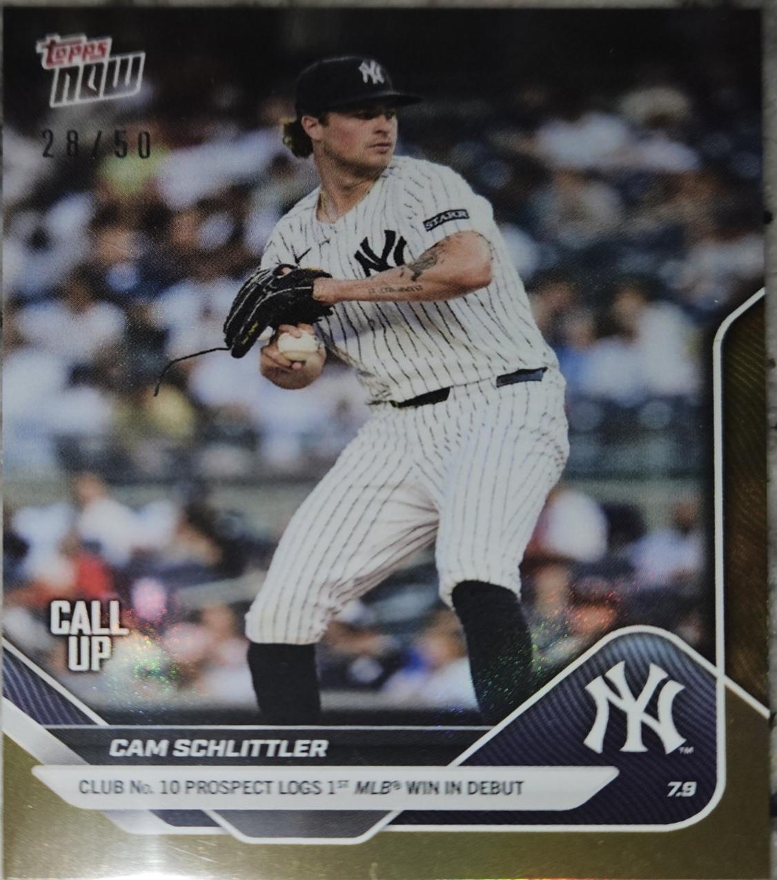 Cam Schlittler [Gold Foil] #407