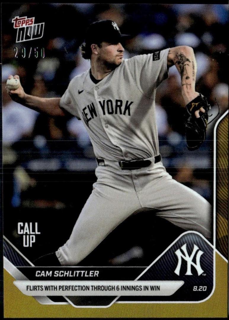 Cam Schlittler [Gold Foil] #587