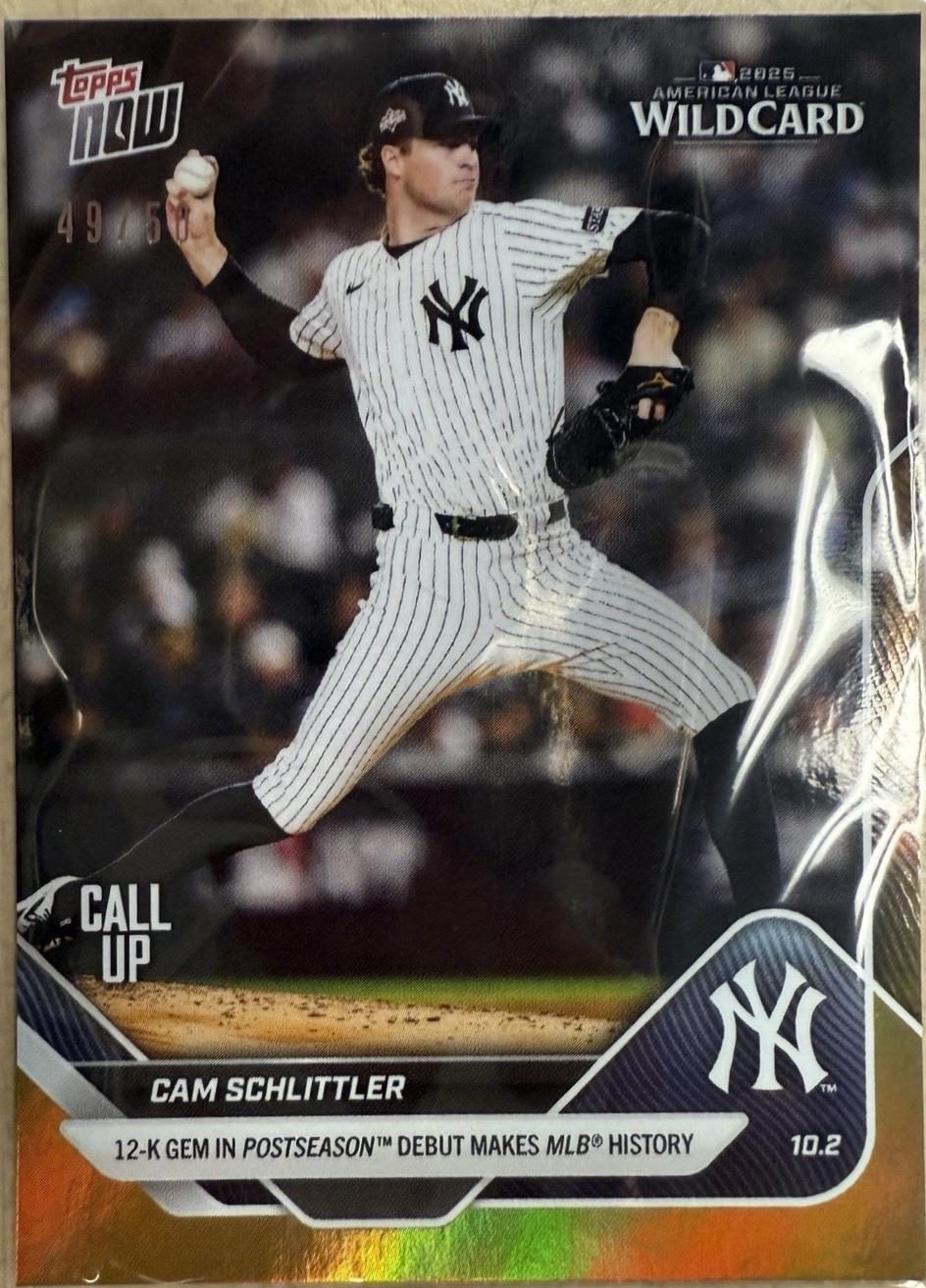 Cam Schlittler [Gold Foil] #817