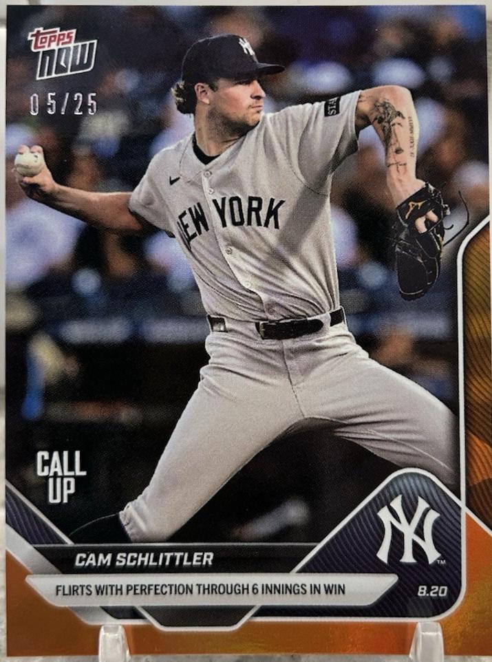 Cam Schlittler [Orange Foil] #587