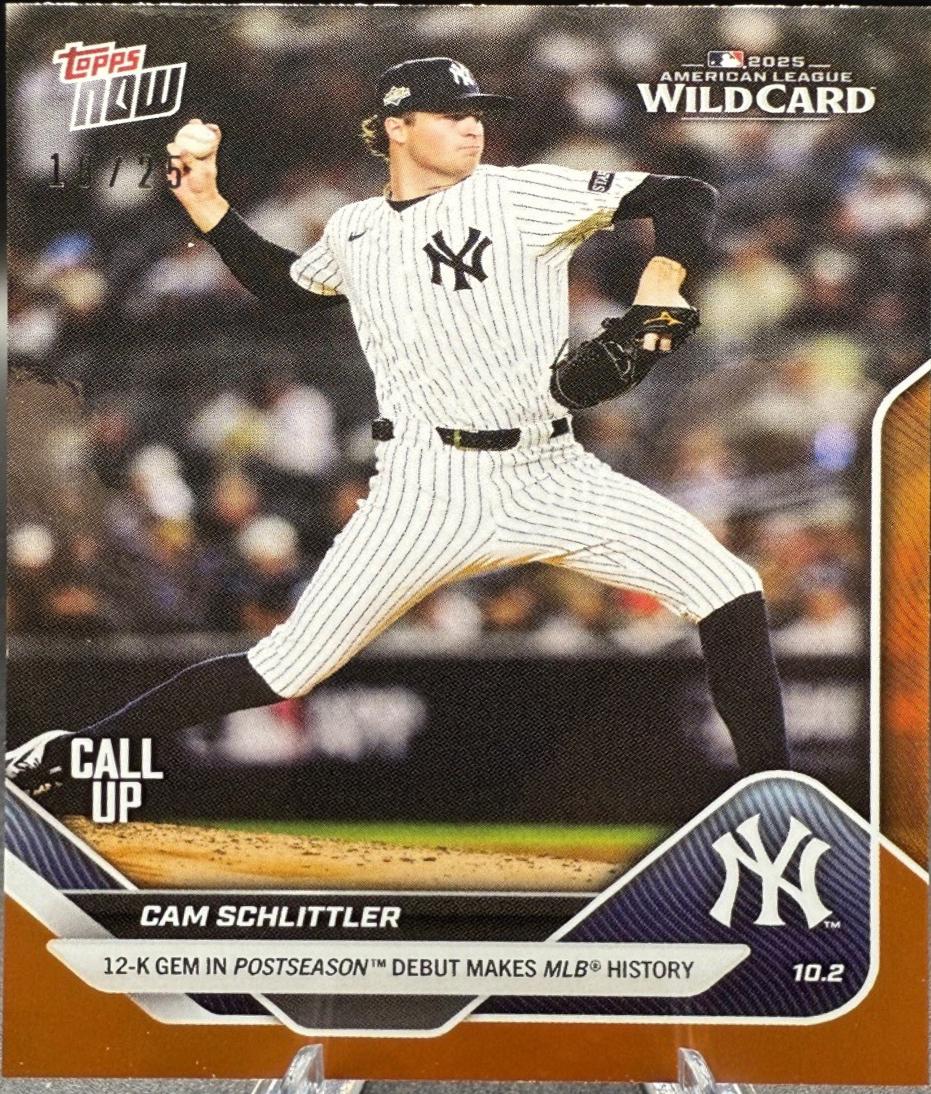 Cam Schlittler [Orange Foil] #817