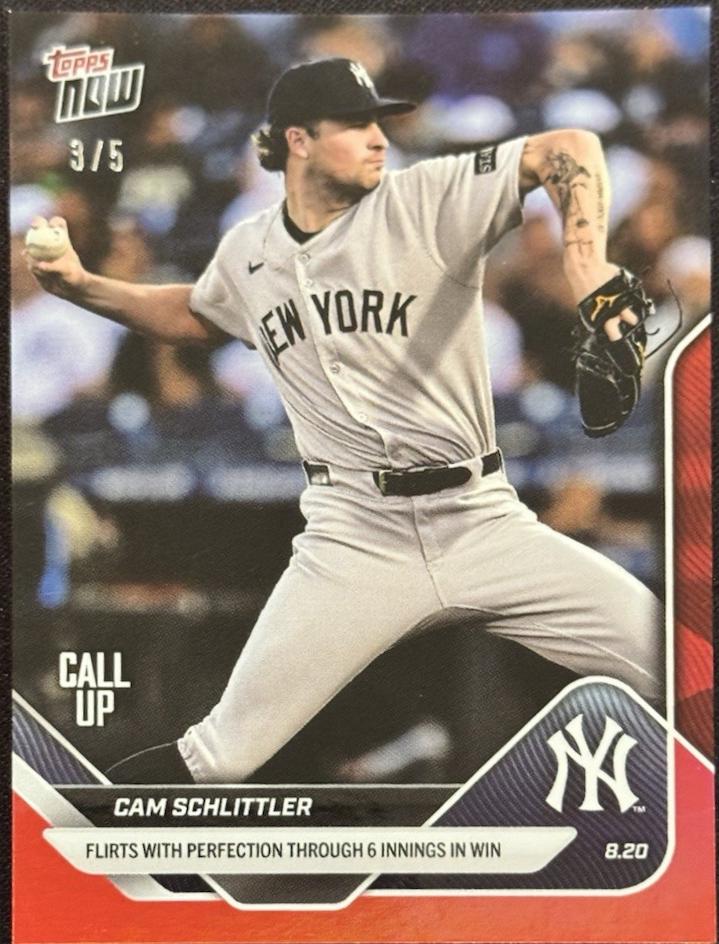 Cam Schlittler [Red Foil] #587
