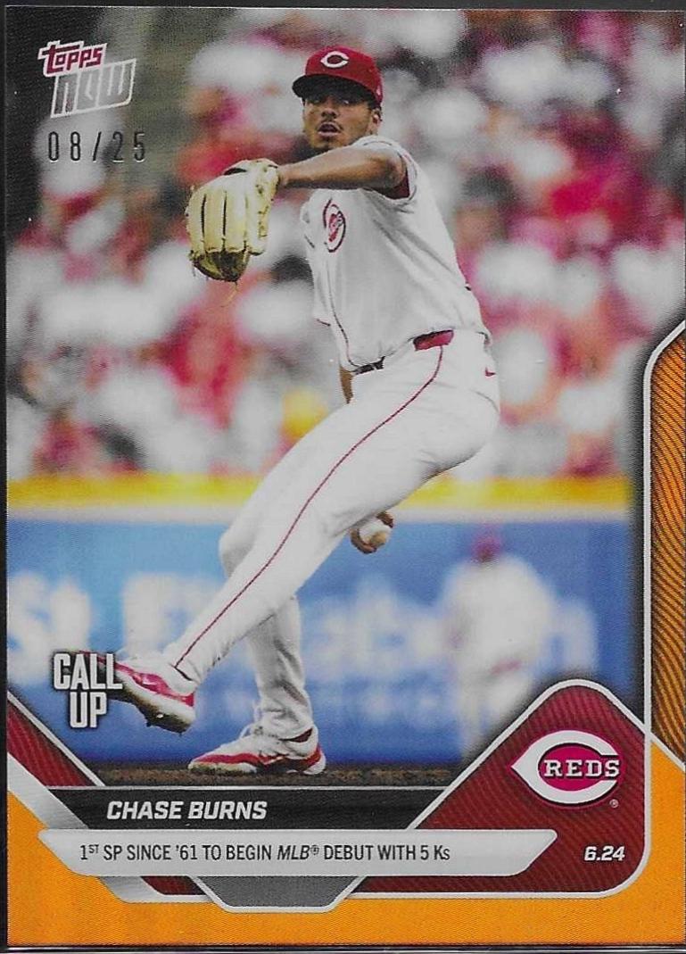 Chase Burns [Orange Foil] #345