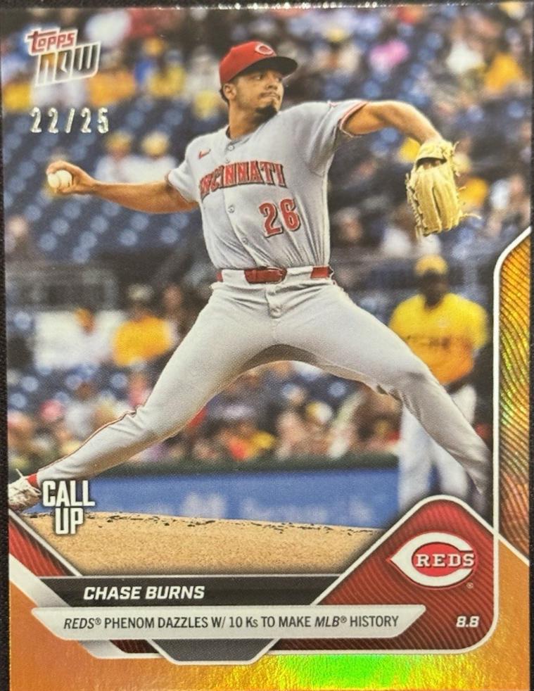Chase Burns [Orange Foil] #532