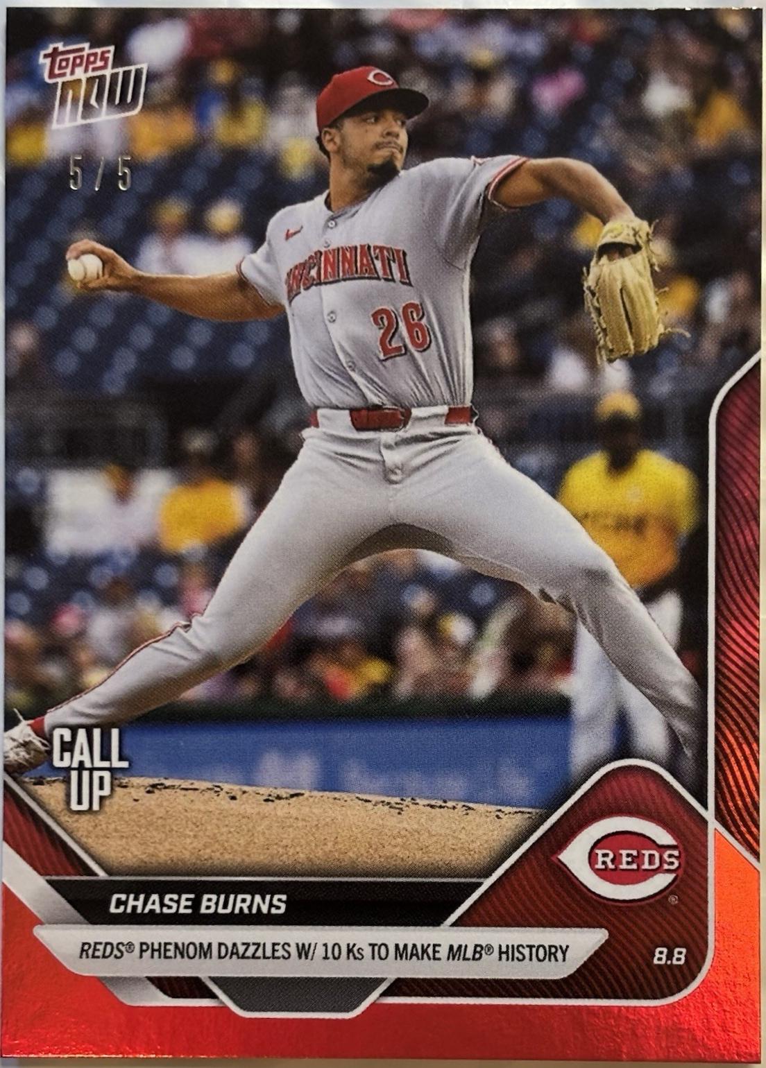 Chase Burns [Red Foil] #532