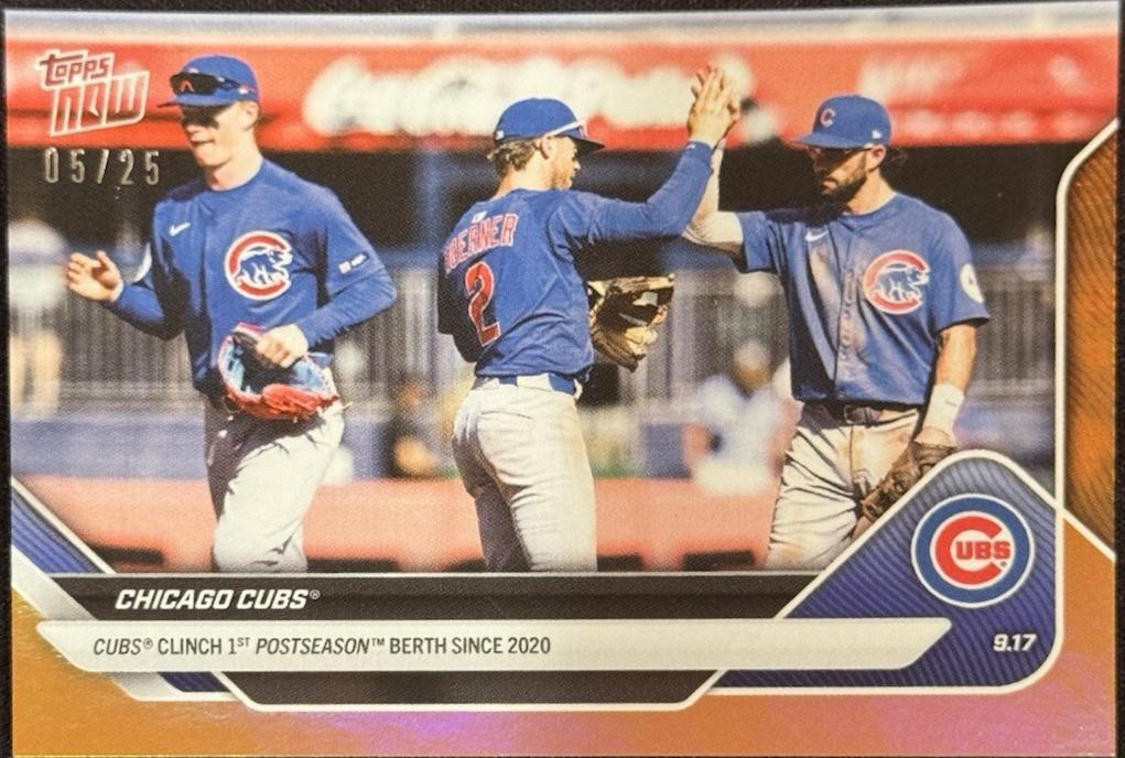 Chicago Cubs [Orange Foil] #724
