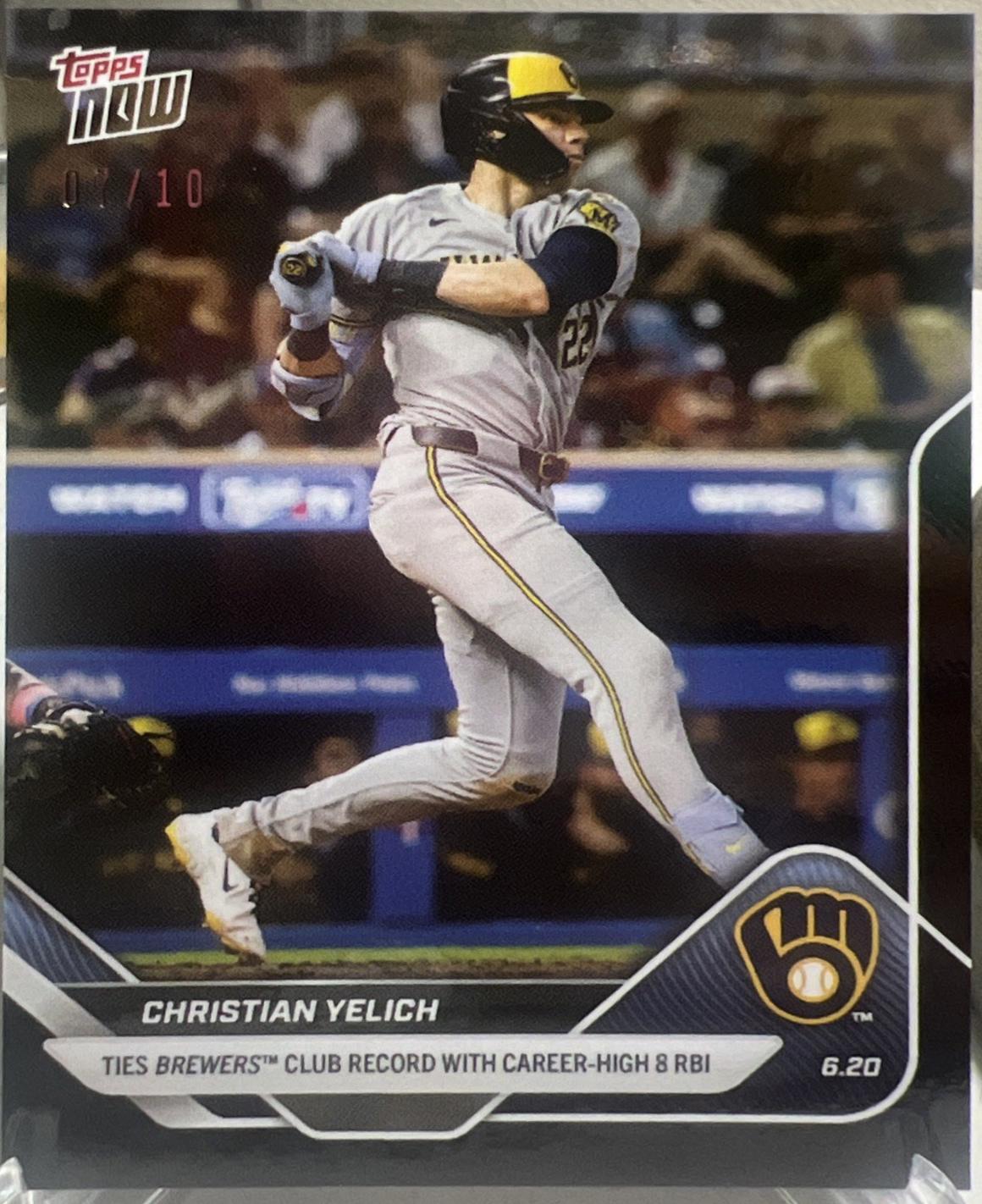 Christian Yelich [Black Foil] #328