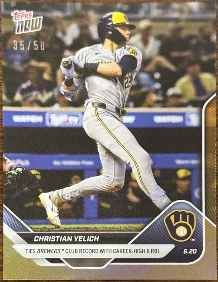 Christian Yelich [Gold Foil] #328