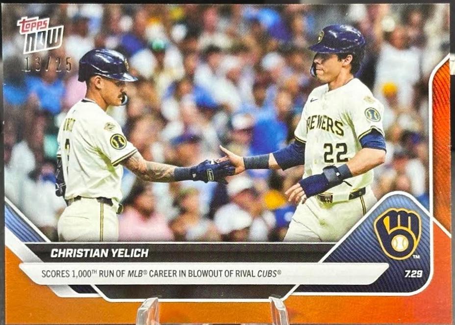 Christian Yelich [Orange Foil] #484