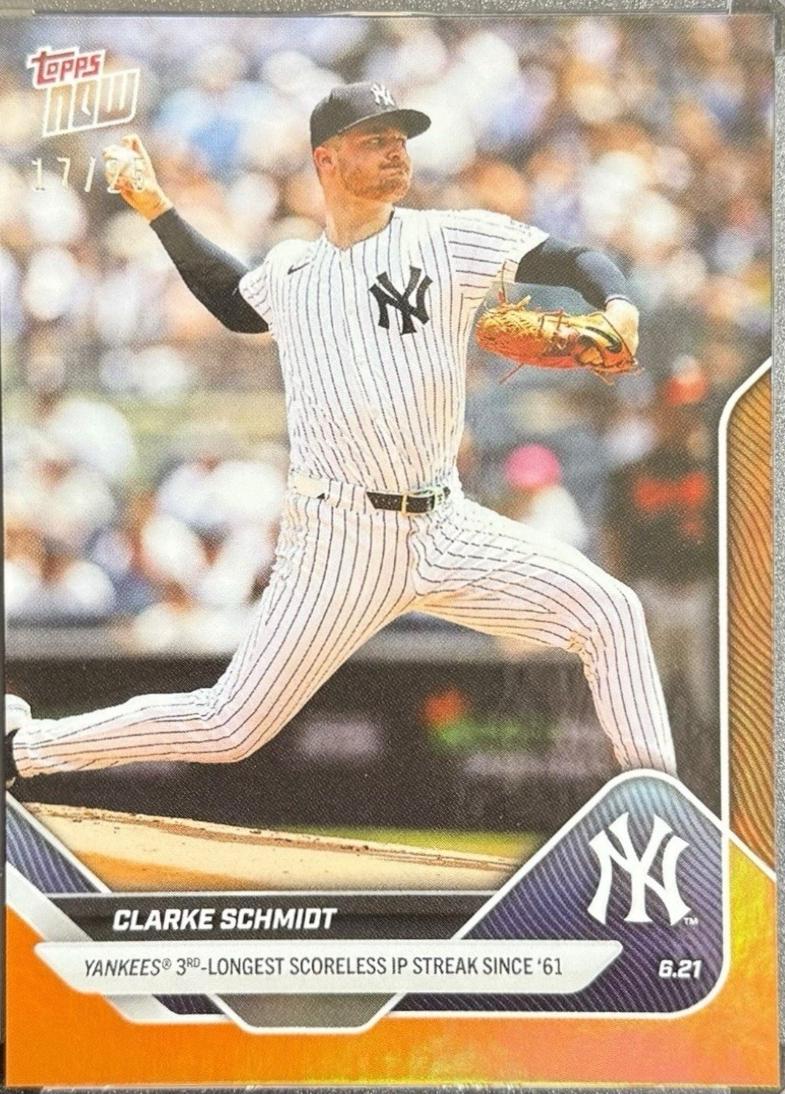 Clarke Schmidt [Orange Foil] #334