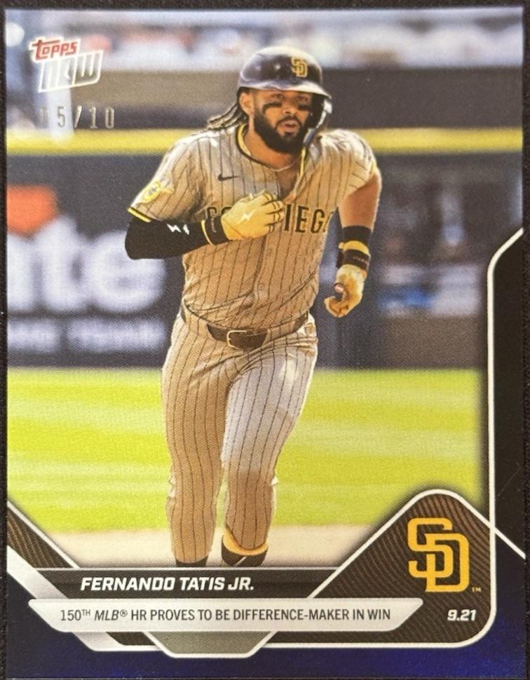 Fernando Tatis Jr. [Black Foil] #745