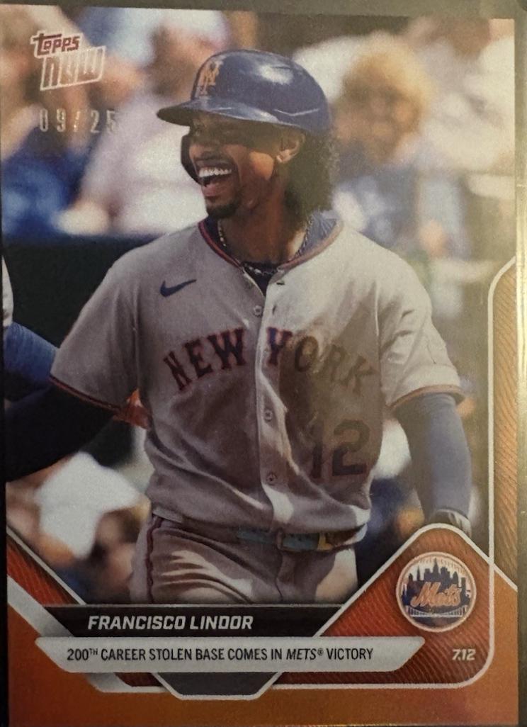 Francisco Lindor [Orange Foil] #418