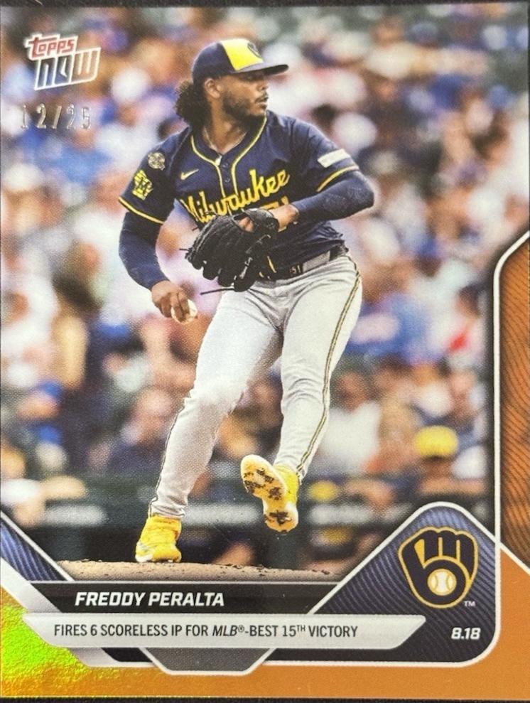 Freddy Peralta [Orange Foil] #573