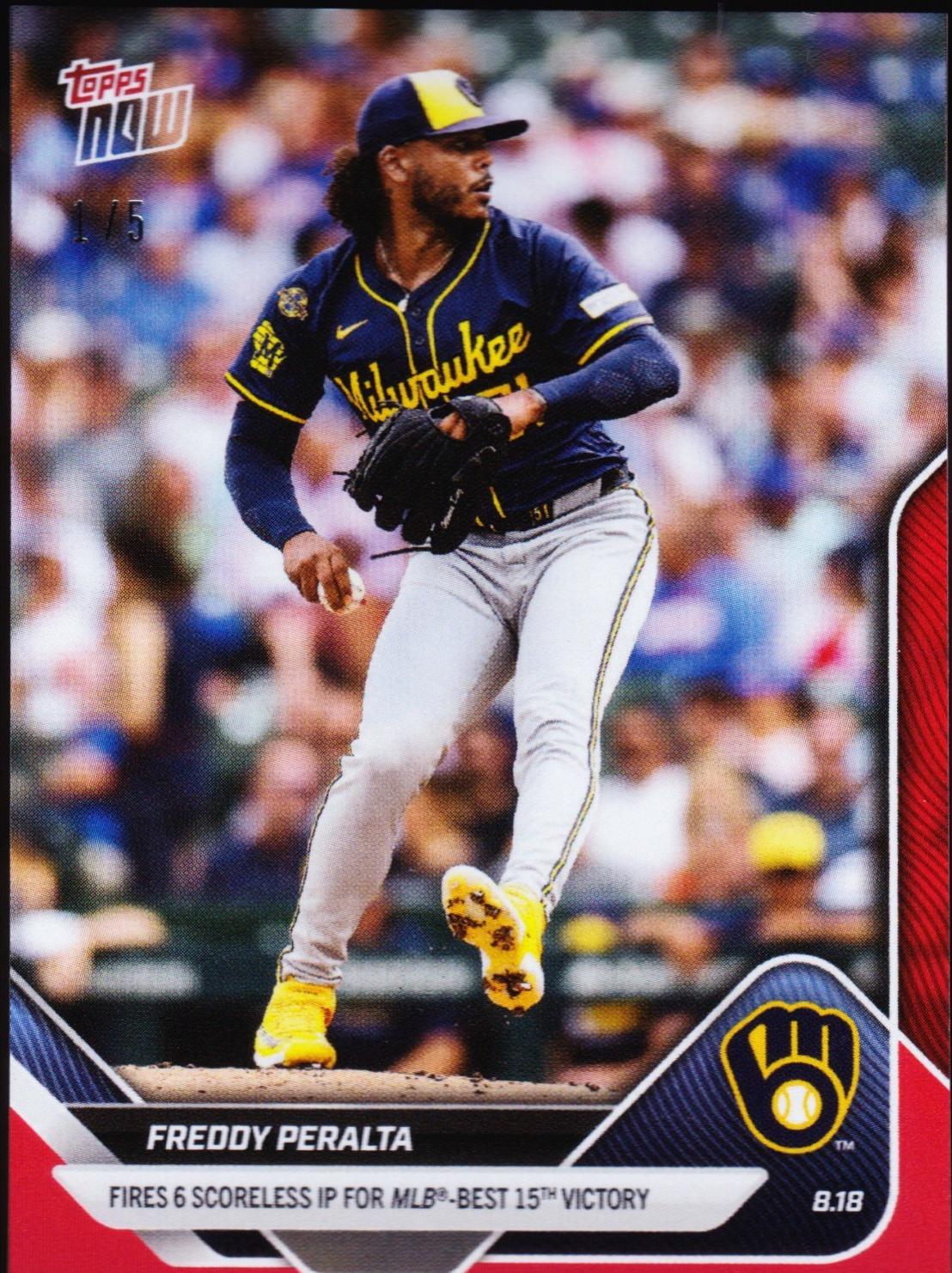 Freddy Peralta [Red Foil] #573