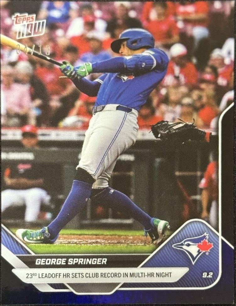 George Springer [Black Foil] #648